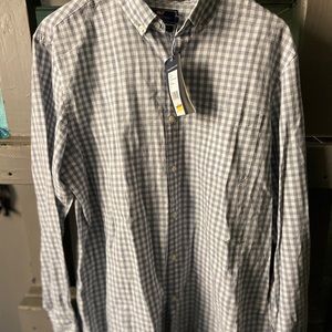Casual button down dress shirt.